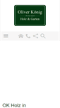 Mobile Screenshot of okholz.de